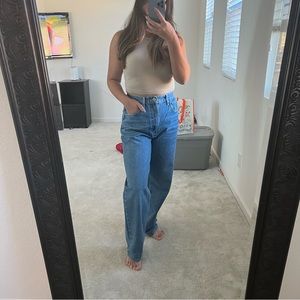 High rise baggy petite BDG pants